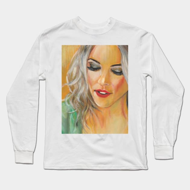 Rachel McAdams Long Sleeve T-Shirt by Svetlana Pelin